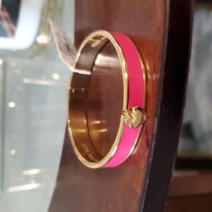 Kate spade pink enamel bangle